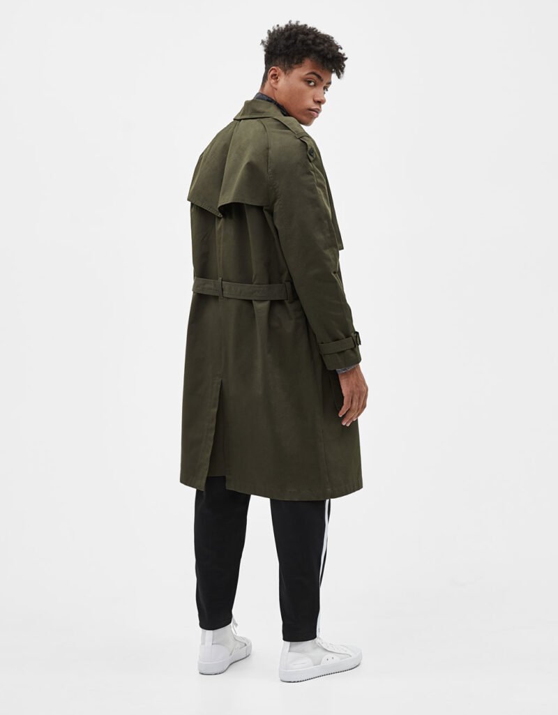 Trench-style coat - Image 2