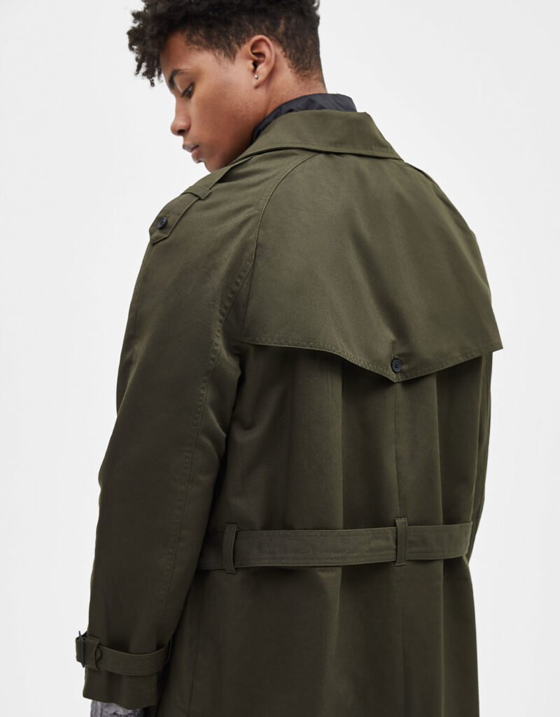 Trench-style coat - Image 3